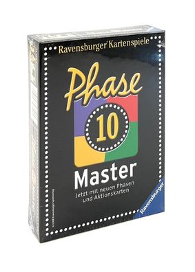 Ravensburger 27124 - Phase 10 Master Brettspiel Kartenspiel Gesellschaftsspiel