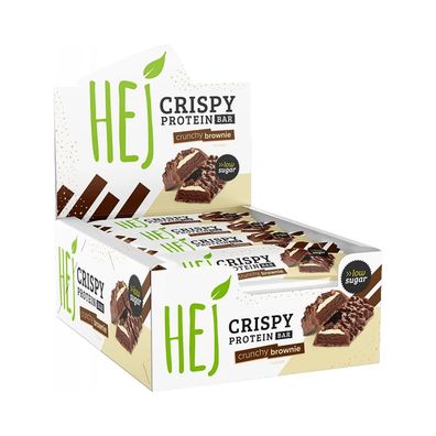 HEJ Natural HEJ Crispy Bar (12x45g) Crunchy Brownie