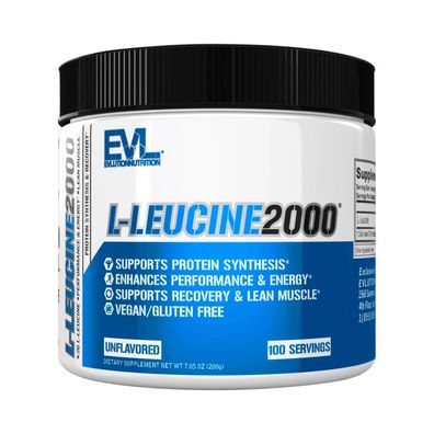 EVL Nutrition L-Leucine (200g) Unflavoured