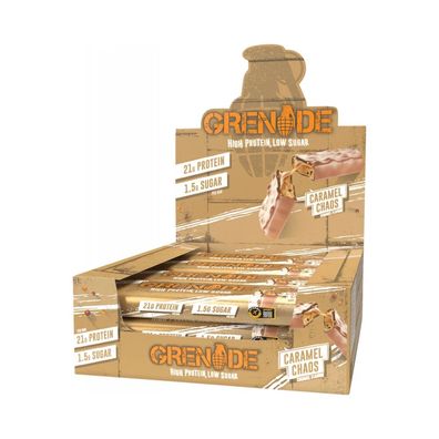 Grenade Protein Bar (12x60g) Caramel Chaos