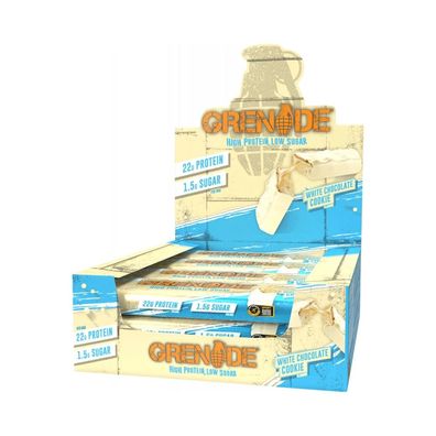 Grenade Protein Bar (12x60g) White Chocolate Cookie