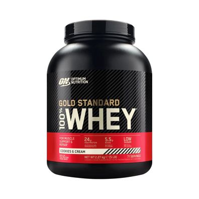 Optimum Nutrition 100% Whey Gold Standard (5lbs) Cookies and Cream