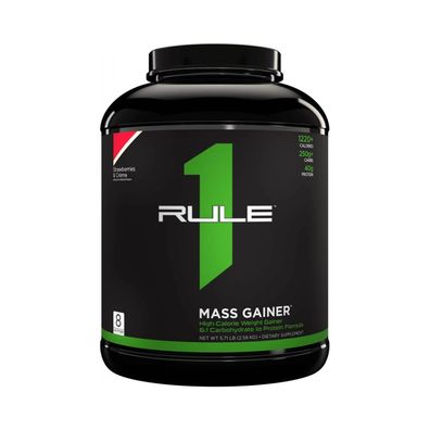 Rule1 R1 Mass Gainer (5.7lbs) Strawberries and Crème