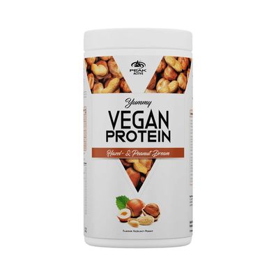 Peak Yummy Vegan Protein (450g) Hazel and Peanut Dream