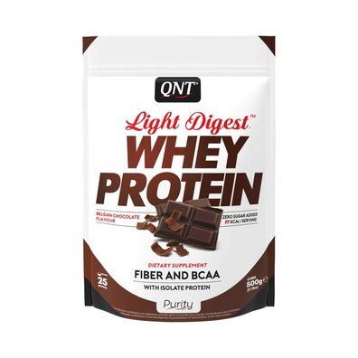 QNT Light Digest Whey Protein (500g) Belgian Chocolate