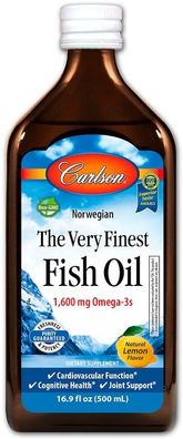 Norwegian The Very Finest Fish Oil, Natural Lemon - 500 ml.