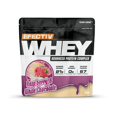 Whey Protein, Raspberry & White Chocolate - 2000g