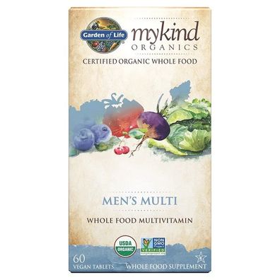 Mykind Organics Men's Multi - 60 tabs