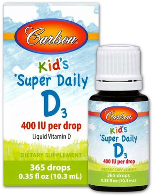 Kid's Super Daily D3, 400 IU - 10 ml.