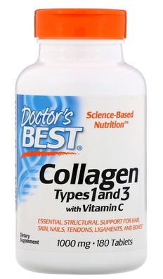 Best Collagen Types 1 & 3, 1000mg - 180 tabs