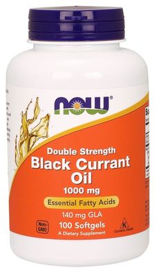 Black Currant Oil, 1000mg (Double Strength) - 100 softgels