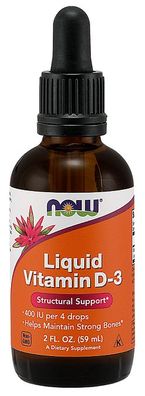 Vitamin D-3 Liquid, 400 IU - 60 ml.