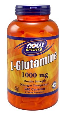 L-Glutamine, 1000mg - 240 capsules