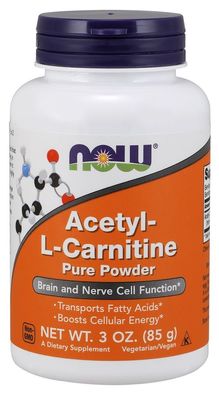 Acetyl L-Carnitine, Pure Powder - 85g
