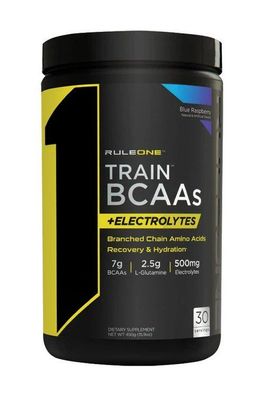 Train BCAAs + Electrolytes, Blue Raspberry - 450g