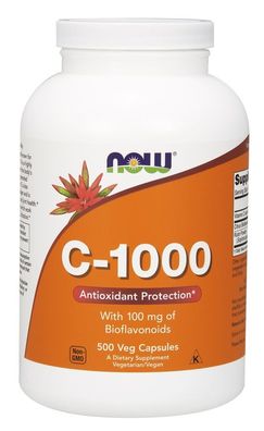 Vitamin C-1000 with 100mg Bioflavonids - 500 vcaps