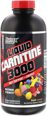 Liquid Carnitine 3000, Berry Blast - 473 ml.