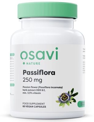 Passiflora, 250mg - 60 vegan caps