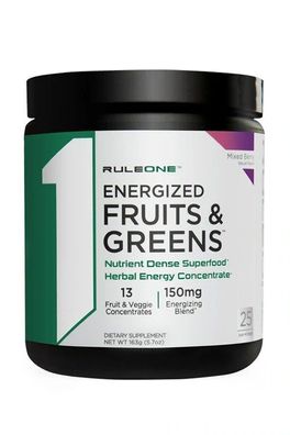 Energized Fruits & Greens, Mixed Berry - 163g