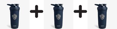 3 x Harry Potter Collection Stainless Steel Shaker, Ravenclaw - 900 ml.