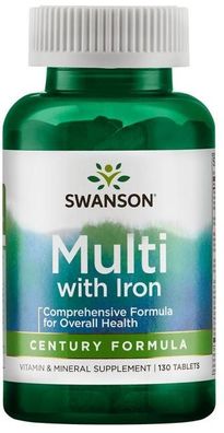 Century Formula, Multi-Vitamin & Mineral with Iron - 130 tabs