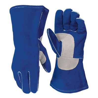 Profi-Schweißerhandschuhe Größe 10 , 34cm , verstärkt Ausführung , Handschuhe