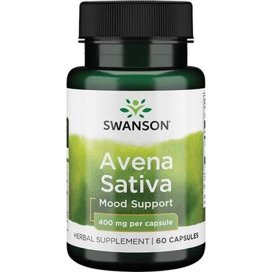 Full Spectrum Avena Sativa (Green Oat Grass), 400mg - 60 caps
