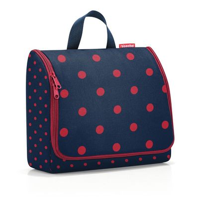reisenthel toiletbag XL WO, mixed dots red, Unisex