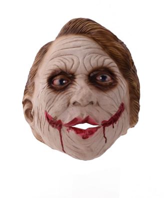 Latex Maske - Blutmund und Augenringe Halloween Karneval Fasching Grusel