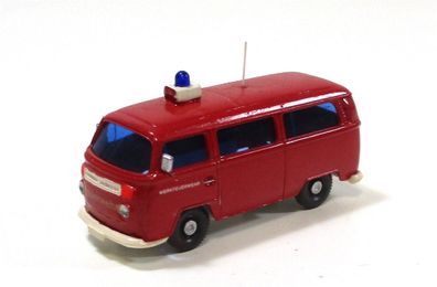 Automodell H0 (5) Wiking VW Bus Feuerwehr