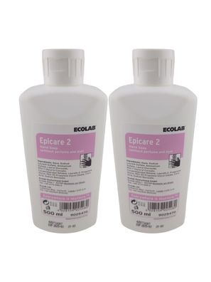 2x Ecolab ( Epicare 2 ) Hand-Waschlotion je 500ml Flüssigseife Handwaschlotion