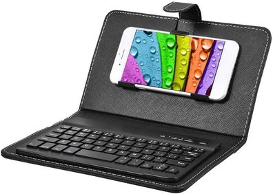 Kabellose Bluetooth-Tastatur - tragbares, faltbares Design