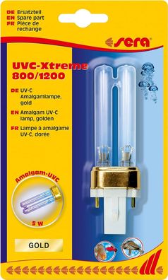 Sera UV-C Amalgam Lampe gold 5W für sera UVC-Xtreme 800 + 1200 Ersatzteil