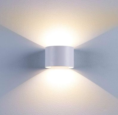 Bellalicht LED Wandleuchte Innen Aussen Warmweiß Wandlampe mit Einstellbar