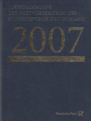 Bund Jahressammlung 2007 mit Ersttagstempel Bonn gestempelt - komplett