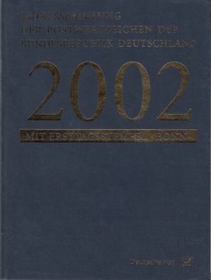 Bund Jahressammlung 2002 mit Ersttagstempel Bonn gestempelt - komplett