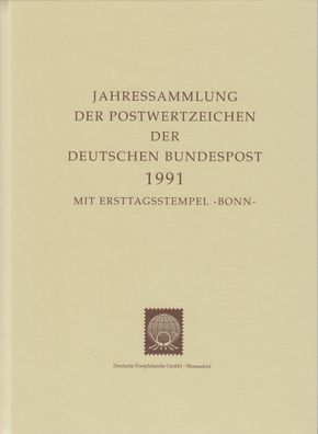 Bund Jahressammlung 1991 mit Ersttagstempel Bonn gestempelt - komplett