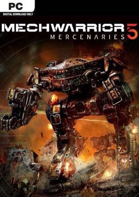 MechWarrior 5 Mercenaries (PC, 2021, Nur der Steam Key Download Code) Keine DVD