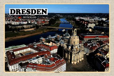 Blechschild 18x12 cm Dresden Neustadt