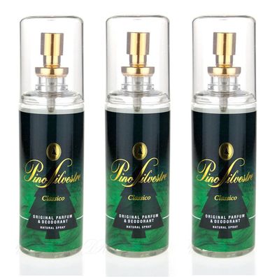 Pino Silvestre Classico Parfum & Deodorant 3x 100 ml