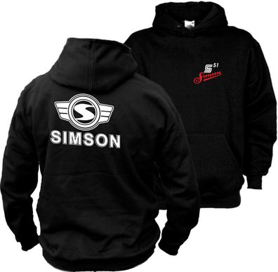 Simson Kapuzenpullover Hooded Sweater - Simson S51 Hoodie