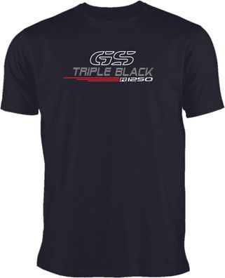 R1250 GS Triple Black T-Shirt für BMW Fans