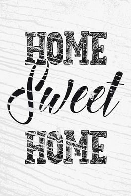 Holzschild Holzbild 18x12 cm Home Sweet Home
