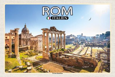 Blechschild 18x12 cm Rom Italien Forum Romanum