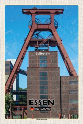 Blechschild 18x12 cm Essen Zeche Zollverein