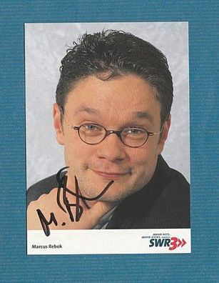 Markus Rebok( Musikredakteur - Südwestrundfunk ) - persönlich signiert