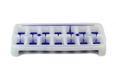 Tupperware Gefrier-Behälter Eiswürfler lila-weiß ohne Deckel G29 Eiswürfelwunder