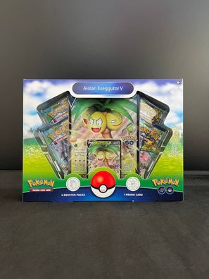 Pokemon Go Karten Alola Exeggutor V-Box Englisch - Karten & Booster NEU & OVP