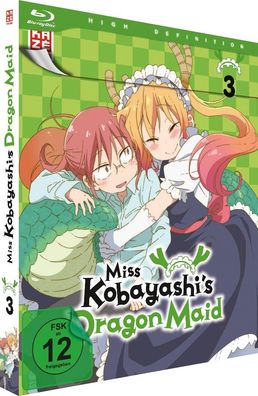Miss Kobayashi´s Dragon Maid - Vol.3 - Episoden 11-13 + OVA - Blu-Ray - NEU