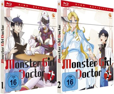 Monster Girl Doctor - Vol.1-2 - Episoden 1-12 - Blu-Ray - NEU